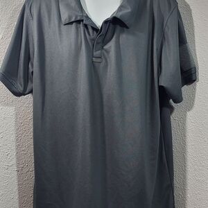 Men's Charcoal Short-Sleeve Polo Shirt